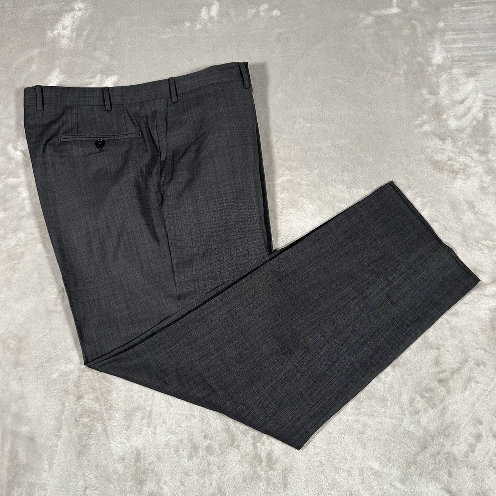 CANALI Current 1934 Pants Trousers Mens 36x31 Gray 100% Wool Made In Italy